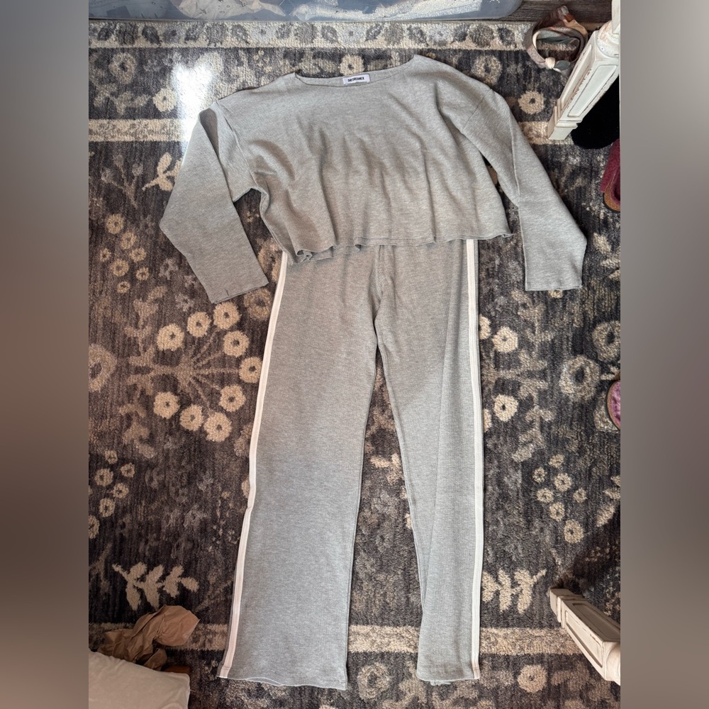 Daydreamer Heather Gray Knitwear Lounge Set